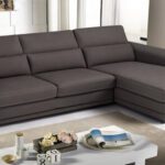 Δερμάτινος Καναπές DUCA με Chaise Longue