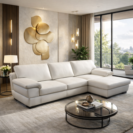 Δερμάτινος Καναπές Party